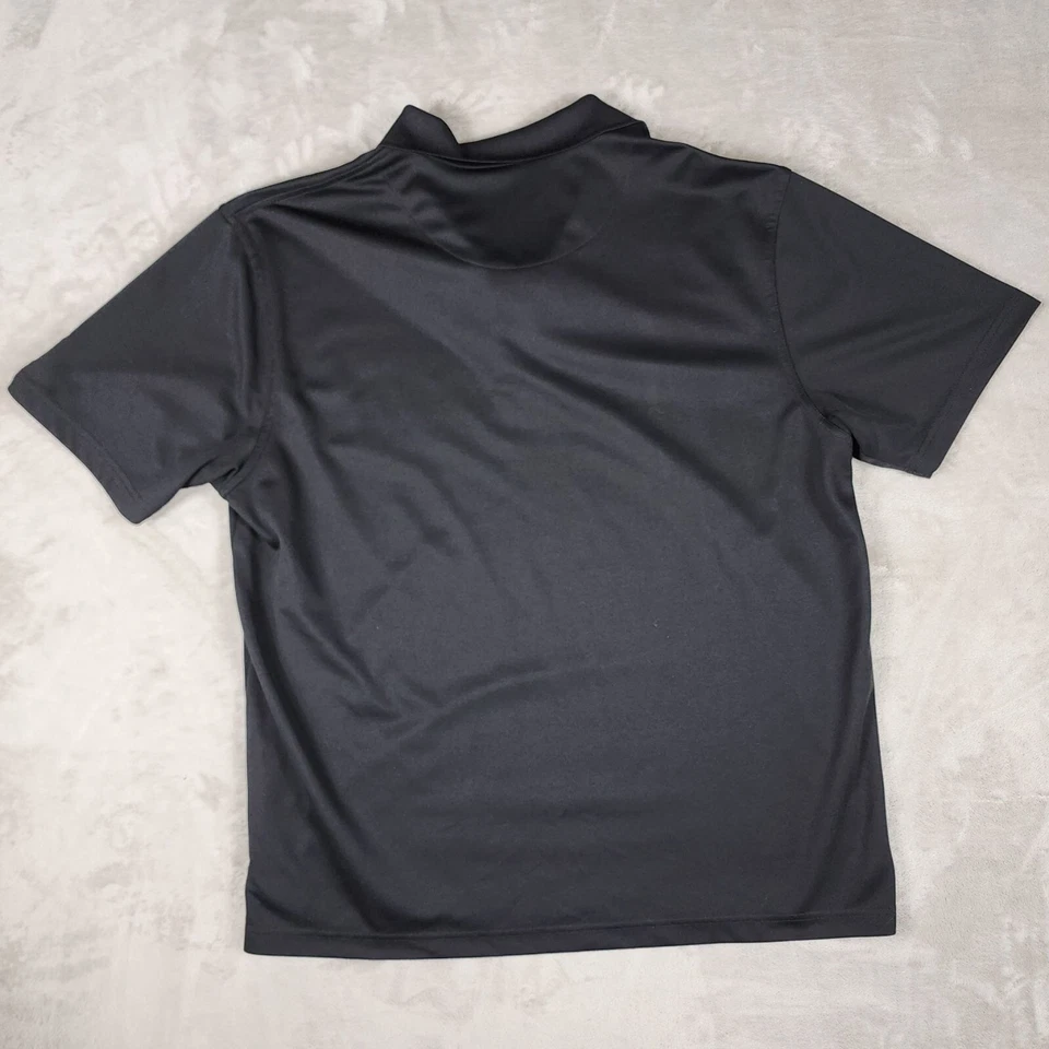 Champions Tour Polo Golf Shirt Mens XXL Black with Diamond Design Short Sleeve - Image 2 of 4