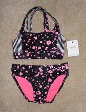 New Girls Dolfin Uglies Swimsuit Sz Small Pop Rocks 2 Piece Bathing Suit Bikini