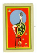 Single Vintage Playing Card U.S. Narrow Named "Bubbles" Bu-1-1 B