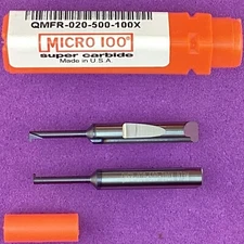 MICRO 100 QMFR-020-500-100X Carbide Quick Change Full Radius Bar🎯Machinist