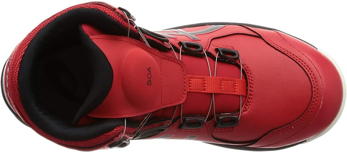 ASICS Working Safety Shoes WIN JOB CP304 BOA WIDE 1271A030 Red US7