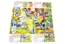 Happy Hippo Hollywood Stars, wszystkie 4 narożniki puzzli z ulotką do opakowania (Superpuzzle)