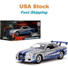 Brian's Nissan Skyline GT-R Hard Top Jada Diecast Model Toy Car 5'', 1:32