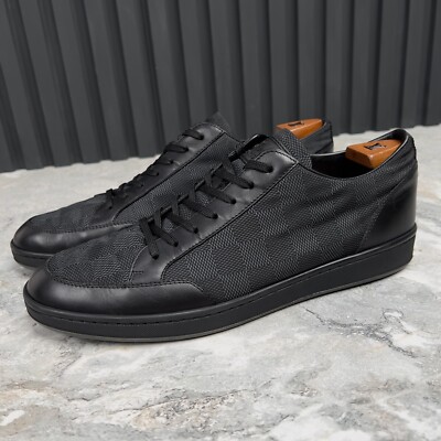Louis Vuitton Offshore Sneaker Damier Schwarz Nylon 7 LV oder 8 US oder 41 EUR
