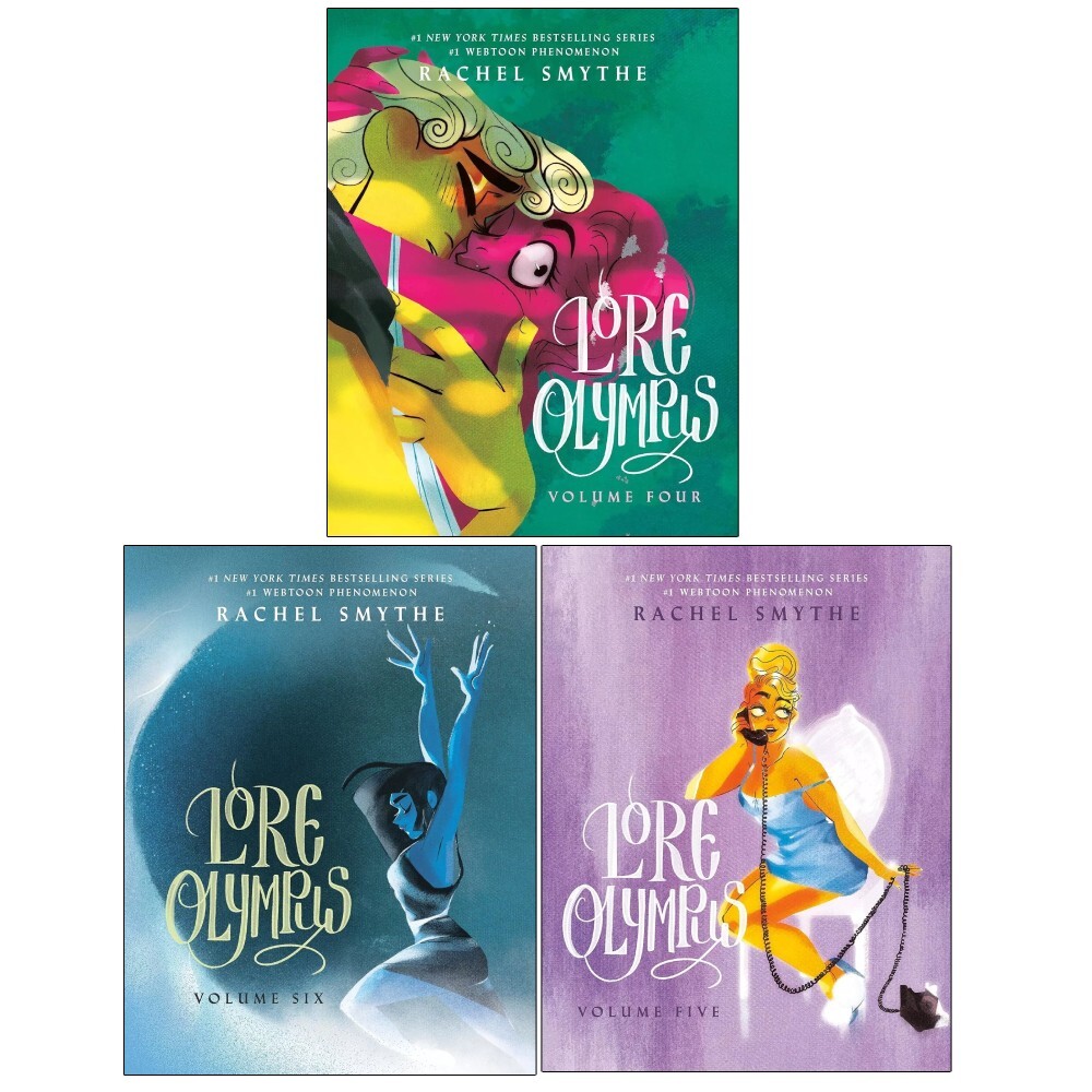 Lore Olympus illustrated 3 Books Set by Rachel Smythe (Volume 4-6)