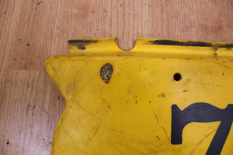 Yamaha YZ 125 1976 cubierta lateral derecha/panel Foto 2 de 4