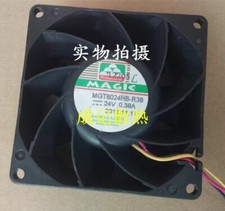 1PCS MGT8024HB-R38 8038 24V 0.38A 80 80 38MM 3-Wire Inverter Cooling Fan