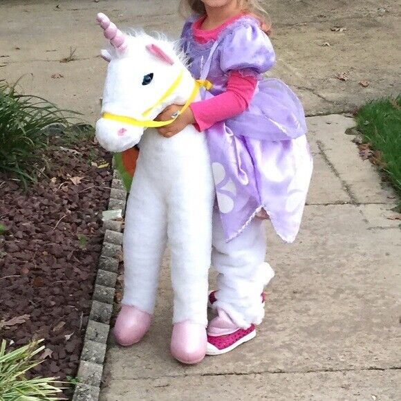 Riding Unicorn Childrens Costume Riding Unicorn Childrens Costume