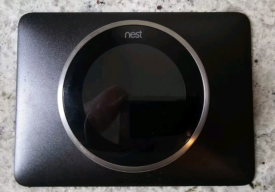 Nest Smart Learning Thermostat A0013 3rd Gen w/ Base Stainless Steel #M8883 - Image 2 of 4