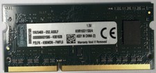 4GB 1600MHz DDR3 PC3-12800 KVR16S11S8/4 sodimm Laptop Memory RAM Kingston TESTED