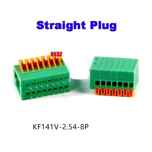2.54mm Pitch PCB Mount Spring Screless Terminal Block Connector KF141V/R 2~8 Pin - Picture 15 of 21