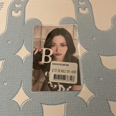 itzy ryujin born to be btb world tour pob photocard pc merch md