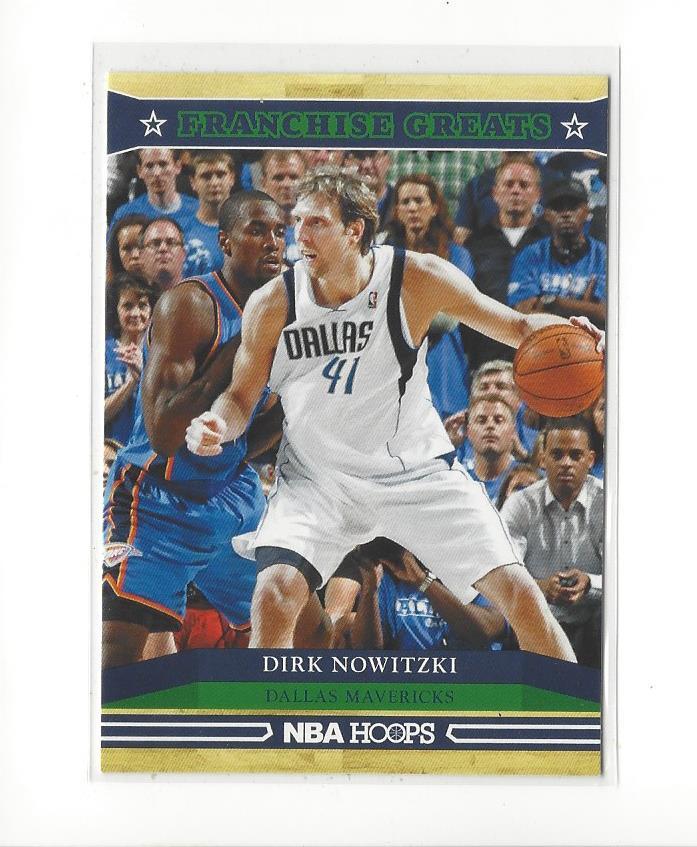 Dirk Nowitzki #17 Basketball Cards 2012 Panini Hoops Franchise Greats trading card — raw and PSA graded price guide