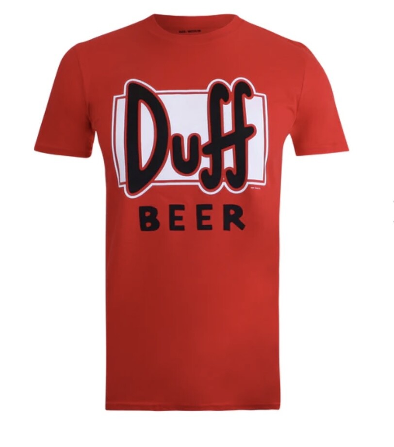 Camiseta de Los Simpson Red Duff Beer
