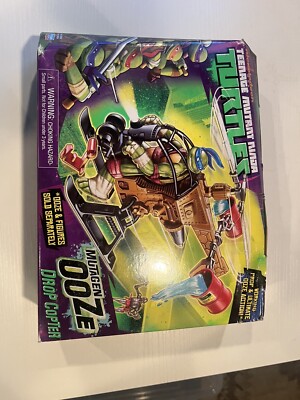 NIB NEW TMNT Teenage Mutant Ninja Turtles MUTAGEN OOZE DROP COPTER