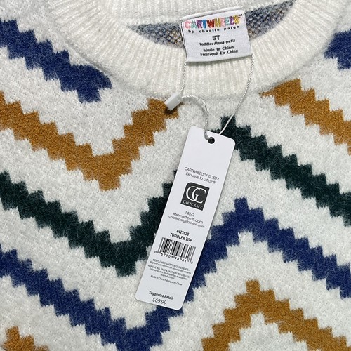 Cartwheels by Charlie Paige kids crewneck sweatshirt Size 5T - Picture 2 of 4