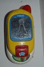 V-TECH Tiny Touch Phone Mod 80-110700 Toy Mobile Phone Slide Up Tested Works