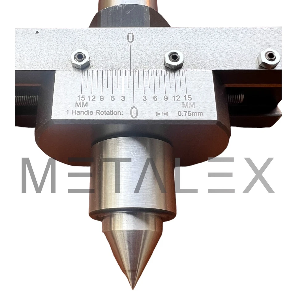 MT2 Shank Lathe Tailstock Taper Turning Attachment With Revolving Live Center - Image 2 of 4