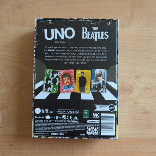 UNO Canvas The Beatles Card Game *SPECIAL EDITION & FREE FAST SHIPPING* - Picture 2 of 2