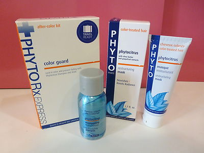 NIB Phyto Rx Express Color Guard After Color Kit (Phytocitrus Shampoo + Mask)