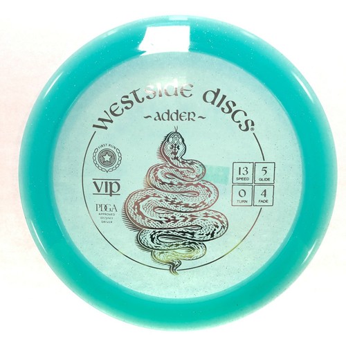 DISC GOLF WESTSIDE FIRST RUN VIP ADDER OVERSTABLE DISTANCE DRIVER 171g BLUE MF - 第 1/1 張圖片