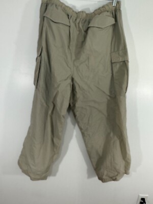 Vintage Bum Equipment Track Pants Mens XL Khaki Beige Nylon Vintage Bum Equipment Track Pants Mens XL Khaki Beige Nylon