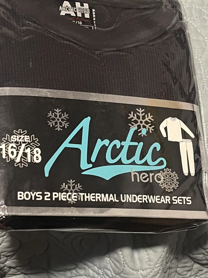 Conjunto de ropa interior térmica Arctic Hero para niños Top tejido gofre y conjuntos largos John 16/18 Foto 4 de 4