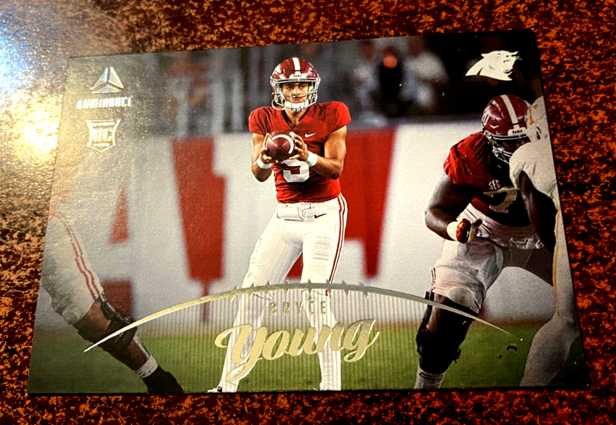 2023 Panini Luminance BRYCE YOUNG Rookie Card RC #200 CAROLINA PANTHERS