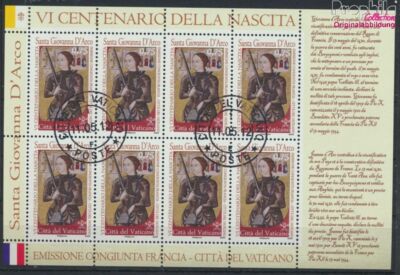Vatican city 1737Klb Sheetlet used 2 (9789155 | eBay