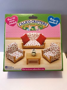 CALICO CRITTERS #CC2922 Living Room Suite Furniture Set ...