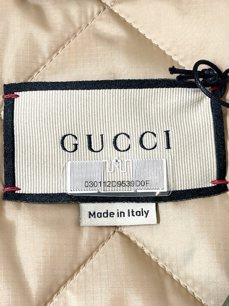 Gucci New With Tags Padded Bomber Men's Jacket With Los Gucci New With Tags Padded Bomber Men's Jacket With Los