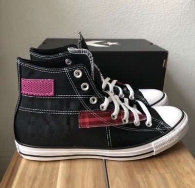New Converse Chuck Taylor All Star Hi Sneakers Hacked Fashion Mens Shoes Size 12