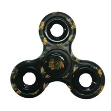 Chicago Blackhawks NHL Black Multi-Logo Three Way Diztracto Fidget Hand Spinner