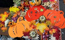 Beautiful Fall/ Harvest / Thanksgiving Decorations! Must See! Large Grouping Mix