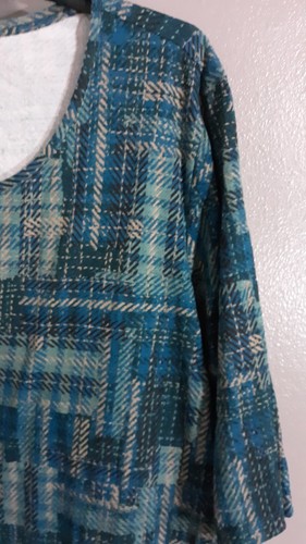 Blusa pullover manica corta donna Catherines Supreme Collection nuova. Taglia 3x - Foto 6 di 8