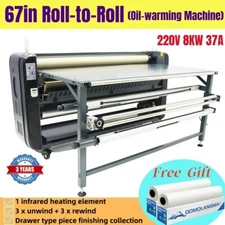 67in Roll-to-Roll Large Format Heat Transfer Machine 220V GA Pickup