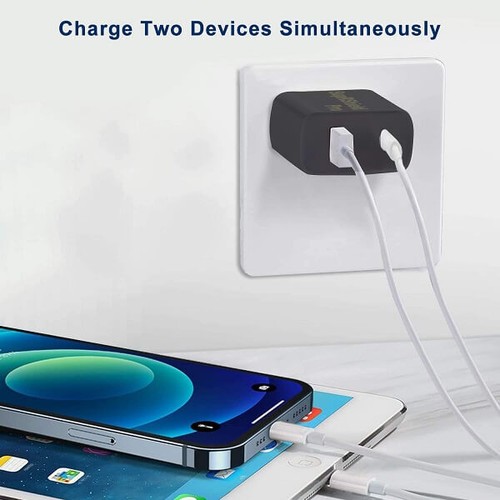 DUAL USB Wall Charger Fast PD Power Adapter Type C QC3.0 For Android iPhone iPad - 第 2/31 張圖片