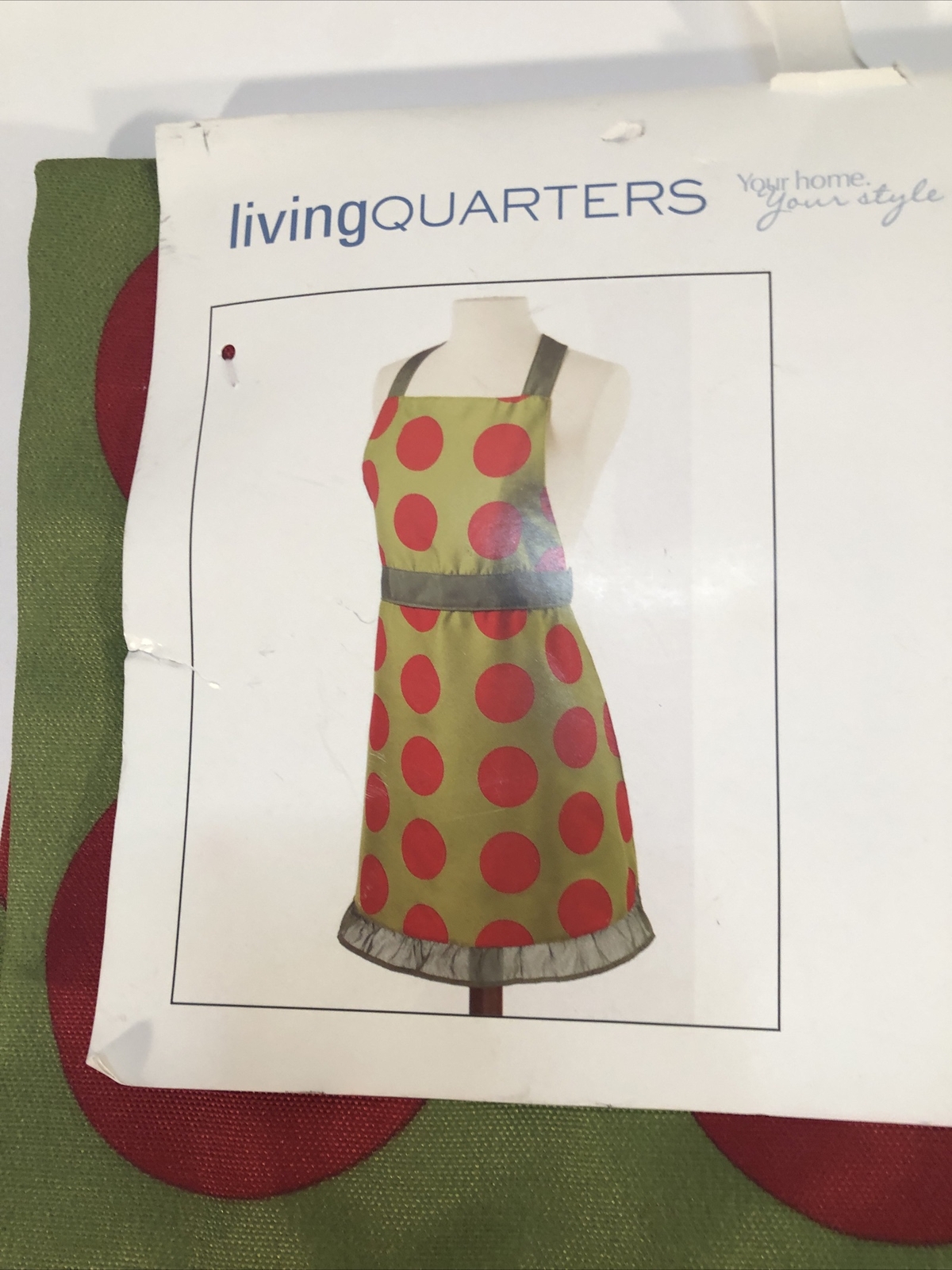 Living Quarters Your Home Your Style Apron Christmas eBay