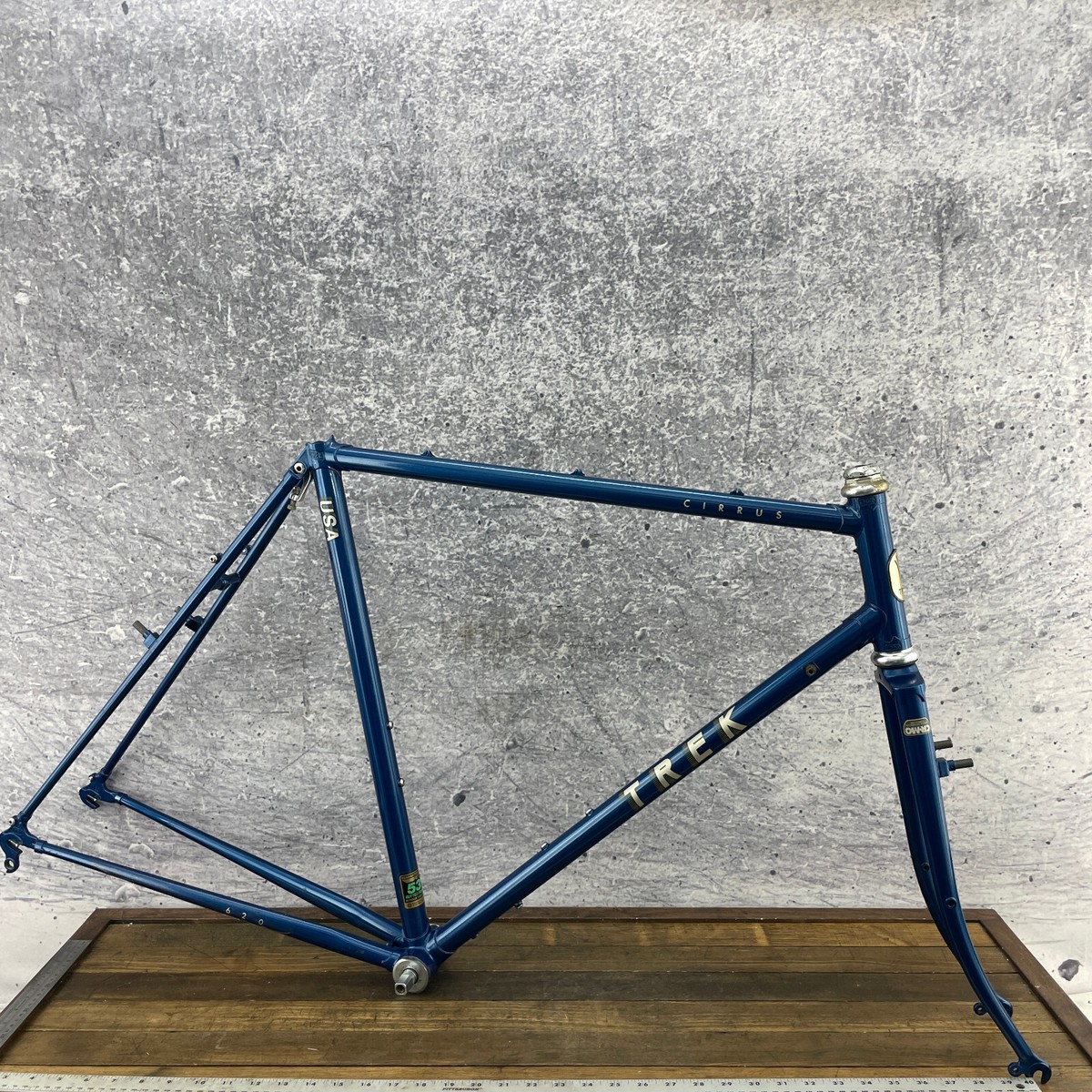 パーツ Vintage Trek 620 Touring Frame Set 1983 Vintage Trek 620 Cirrus Frame Set 57 Tour Reynolds 531cs 531