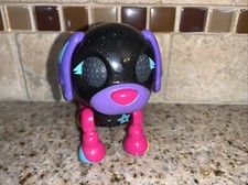 Zoomer Zuppy Black Electronic Interactive Dog ZUPPIES Spin Master 4" 0919