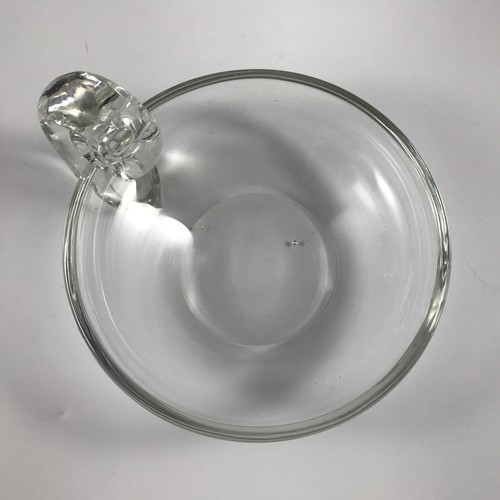 TOSCANY "KRISTEN" CRYSTAL Candy BOWL 5-1/2" w/ SNAIL COIL HANDLE - Beautiful! - Bild 4 von 7