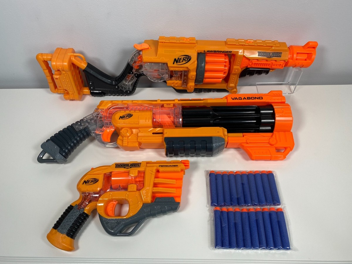 Nerf Doomlands Lawbringer, Vagabond & Persuader Bundle + 20 New