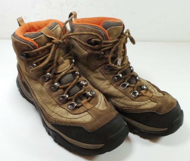 Women's L.L. Bean Brown Leather Waterproof Hiking Boots Size 9W eBay