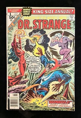 Dr. Strange King Size Annual #1 Key Issue Wolfman/Doom Newsstand 1976  