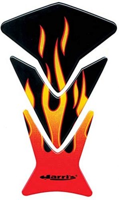 Ariete Harri's Puzzle Tank Protectors 12970-FU Black/Flame Tank Pads