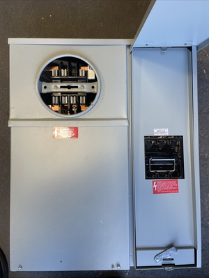 #ad NEW Murray BY116JU 100 AMP 3 PHASE 4 WIRE 7J W TEST BYPASS METER MAIN $890.00