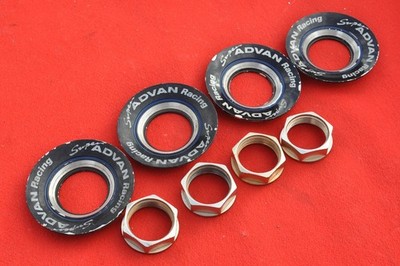 JDM yokohama SUPER ADVAN SA3R CENTER CAP 4caps  C0A-12B  A5052 BLUE