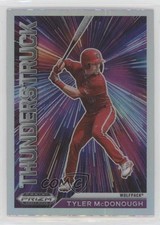 2021 Panini Prizm Draft Picks Thunderstruck Silver Tyler McDonough #T-TM f2v
