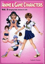 How to Draw Anime and Game Characters SC 3-1ST NM 2001 Stock Image