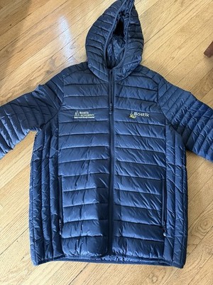Kariban 6110 Men s Hooded Navy Puffer Jacket  Lightweight Winter Coat XL